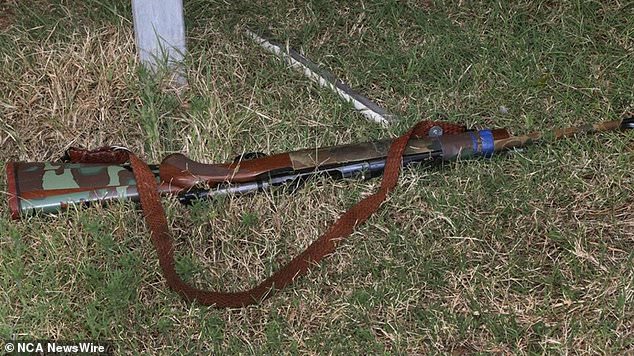 Gareth Train's rifle was found next to his body after he was fatally shot by SERT officers.