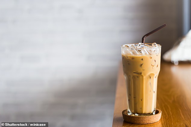 Some iced coffee drinks are loaded with sugar. For example, Starbucks' grande caramel Frappuccino contains 72g of sugar and 470 calories. Similarly, McDonald's grande French Vanilla iced coffee has 330 calories and contains 31g of added sugars.