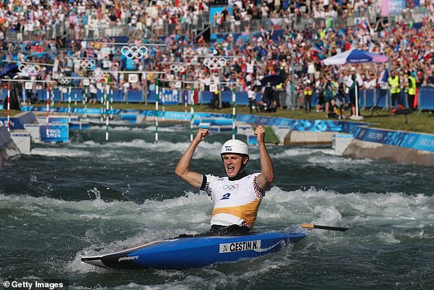 Gestin produced a flawless race to secure gold and displace Burgess into silver.