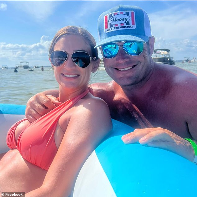 It is unclear if his wife, Shelly Verberne Sharkey (pictured together), was on the boat. A friend suggested she was, but no further details have been shared.