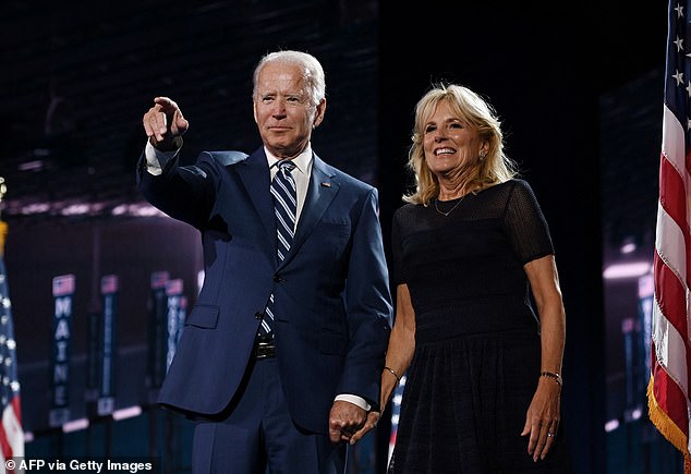 The president appeared taller than his wife after addressing the nation from the Oval Office following his withdrawal from the presidential race.