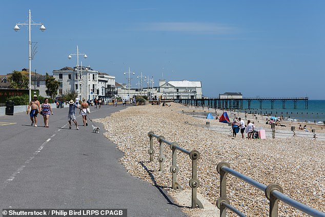 Neil says: 'The historic Grade II listed seafront bandstand has been beautifully restored'