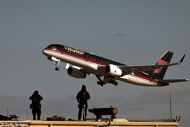 Trump's personal Boeing 757, nicknamed 'Trump Force One,' has a color scheme similar to the one he wants for the new Air Force One.