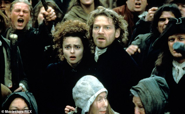 They worked together several times, but in 1993, Kenneth met Helena on the set of Mary Shelley's Frankenstein, whom he dated until 1999 (pictured in the film).