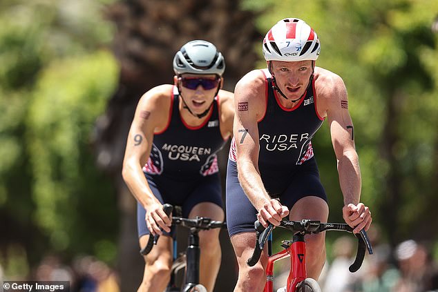 Team USA's Seth Rider (right) said he stopped washing his hands after using the bathroom in an attempt to adjust.