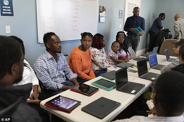 A taxpayer-funded computer class for the influx of immigrants in Boston's Jamaica Plain neighborhood