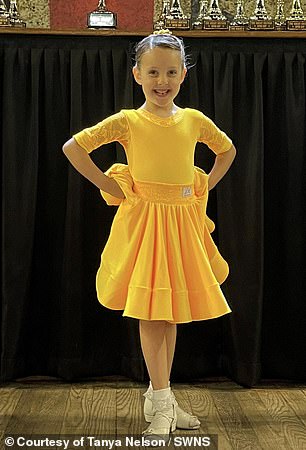 The six-year-old would love to compete on Strictly Come Dancing when she is older and is a fan of professional dancer Amy Dowden.