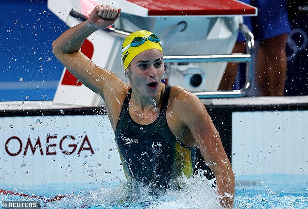 The Australian won back-to-back Olympic gold medals in France on Tuesday night.