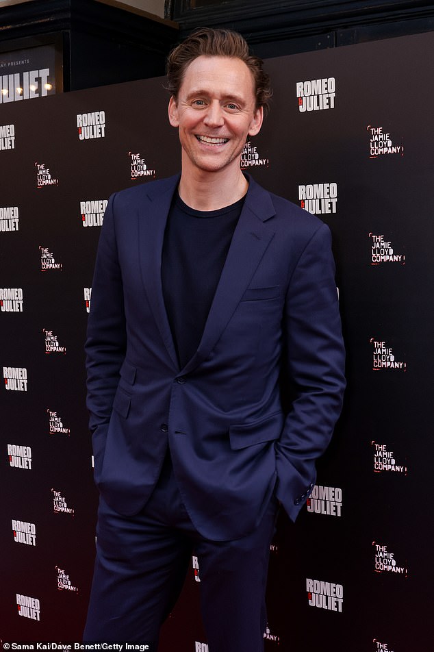 While Tom Hiddleston (pictured in May) will star alongside Hayley Atwell in Much Ado About Nothing