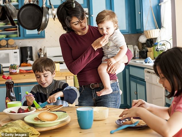 Among the countries studied, children who ate breakfast every day in Portugal had the highest levels of life satisfaction. In contrast, children in Romania who never ate breakfast had the lowest levels of life satisfaction (file image)