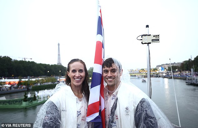 She was the flag bearer alongside Tom Daley at the opening ceremony of Paris 2024