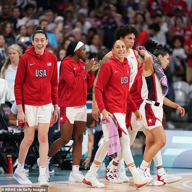 The U.S. women's basketball team defeated Japan 102-76 in their first group game in Paris