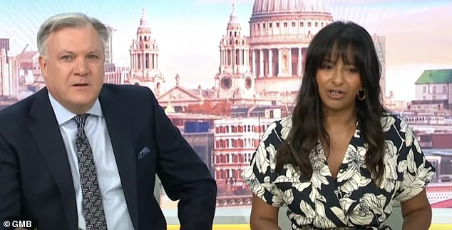 On GMB, Ranvir, 46, and Ed, 57, moved from their usual seats at the desk to stand in front of the screen and read some emotional tributes.