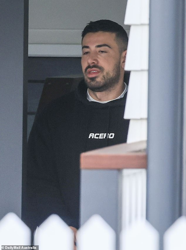 Now, the new father has been spotted visiting his ex-love and their newborn baby girl Gia as he continues to live away from them in Sydney.