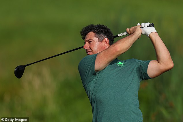 The 35-year-old will represent the Emerald Isle on Thursday in the first round of the golf tournament.