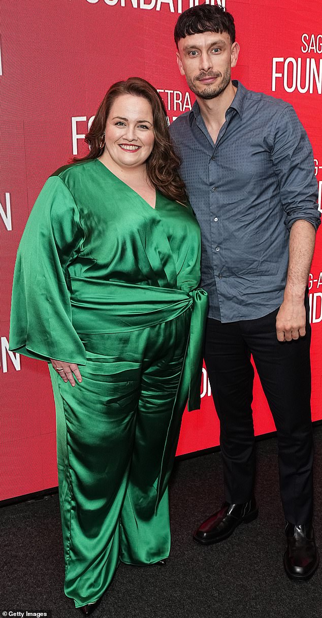 Richard Gadd pictured with actress Jessica Gunning, who played Martha Scott in Baby Reindeer