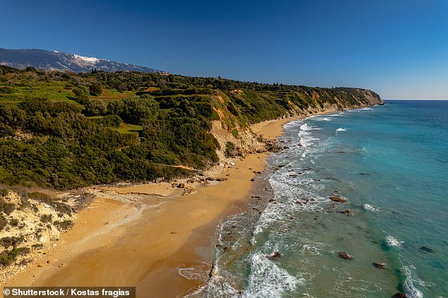 The beaches near the Eliamos Hotel and Spa, such as Avithos, seen here, are 