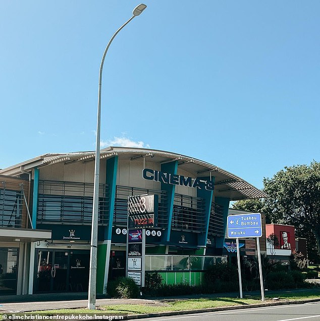 The incident occurred at Cinema 3 in the New Zealand town of Pukekohe, near Auckland.