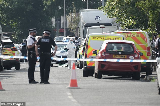 Officers and forensic experts have been at the scene of the attack for the past three days.