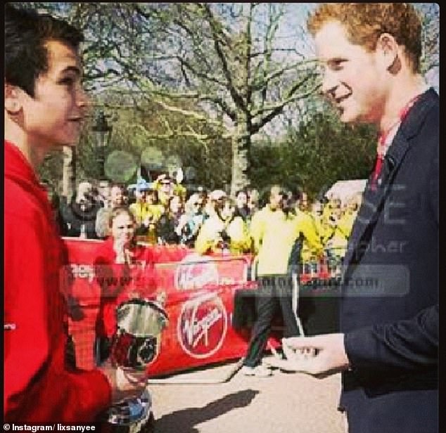 He was someone to watch from the start and in 2013, Prince Harry greeted him after a race.