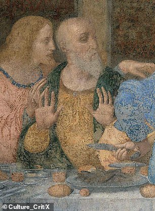 Rather than focusing on depicting Christ distributing bread and wine, da Vinci showed the apostles shocked by Jesus' news that someone would bring about his death.