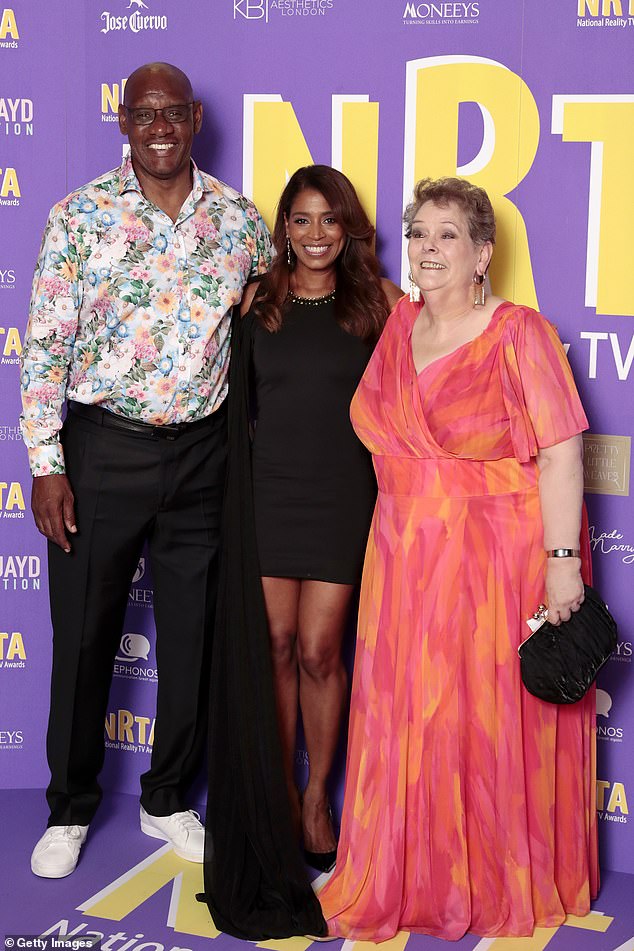 Chase stars Shaun Wallace (left) and Anne Hegerty (right) were also in attendance.