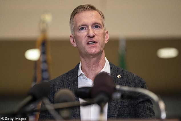 Once the defendant was released, Mayor Ted Wheeler (pictured) in a statement said he was very disappointed by the Sheriff's decision.