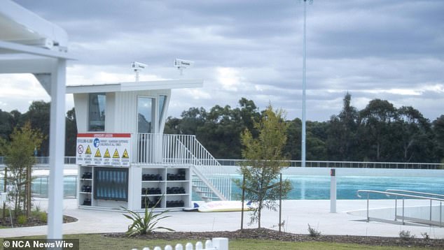 A man has died after being pulled unconscious from the water at a Sydney surf park.