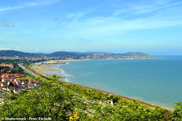 Colwyn Bay, North Wales, where Mark Wilcox lived in his seafront home