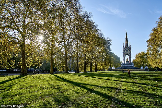 In the shadow of the Albert Memorial, the park is home to more than 3,000 trees across 242 acres.