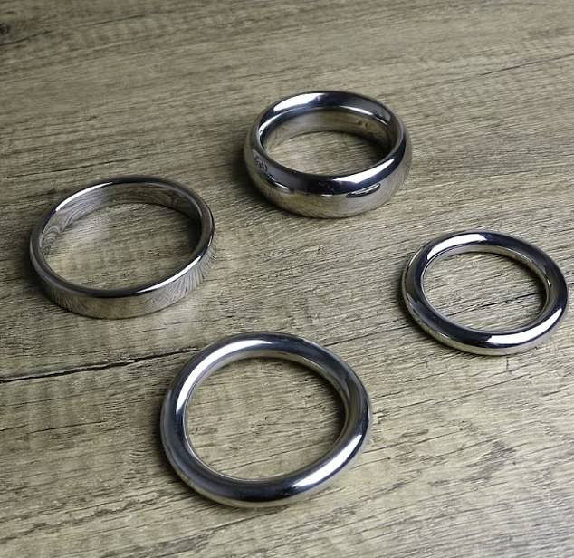 Some websites have a thriving market for metal cock rings from just £7.99. This example was taken from Etsy