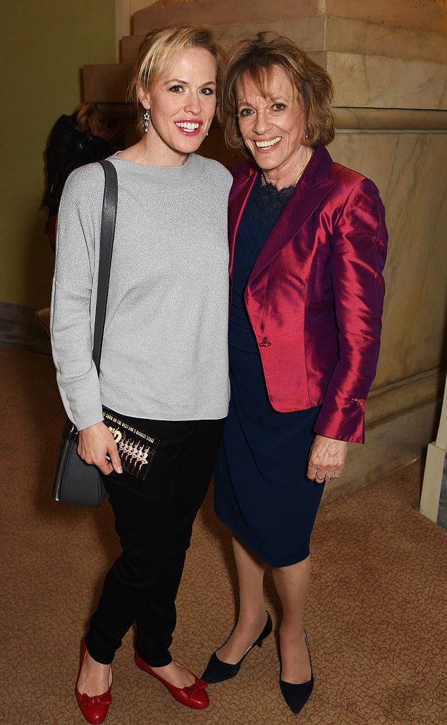 Despite the huge personal risk, Dame Esther Rantzen's (pictured, right) daughter Rebecca Wilcox (pictured, left) hinted she would help her mother attend a Dignitas clinic.