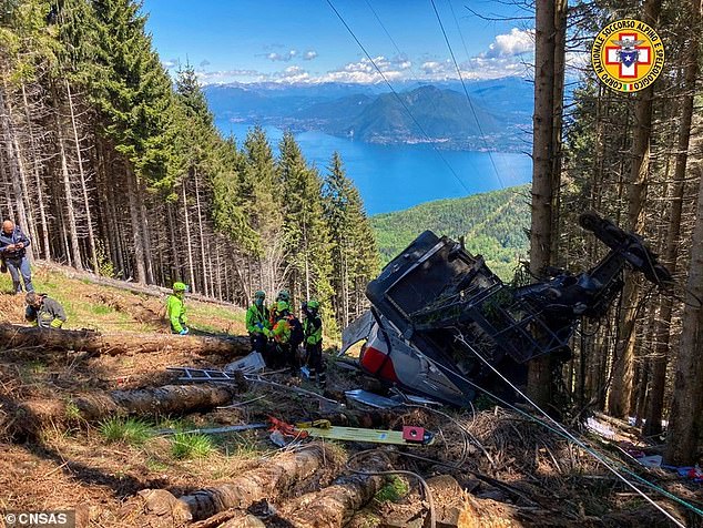 A cable car carrying 15 passengers crashed in northern Italy in 2021, killing 14 people.