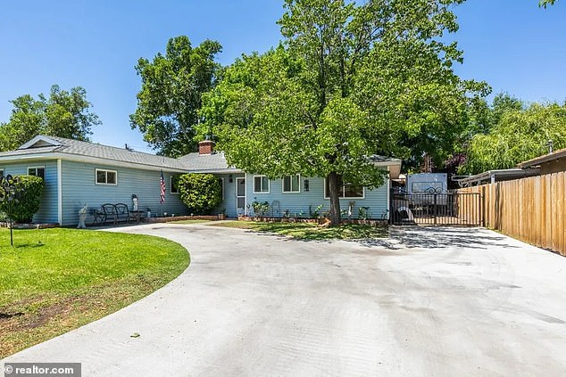 Home values ​​have skyrocketed in Bishop as Americans flock to its picturesque mountain views. Pictured: Bishop home for sale for $477,000