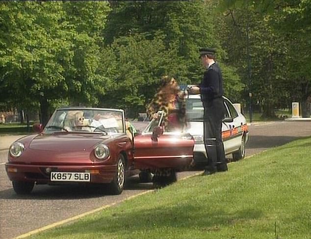 In the episode, Patsy and Edina drive drunk through the streets of trendy West London to a supermarket.