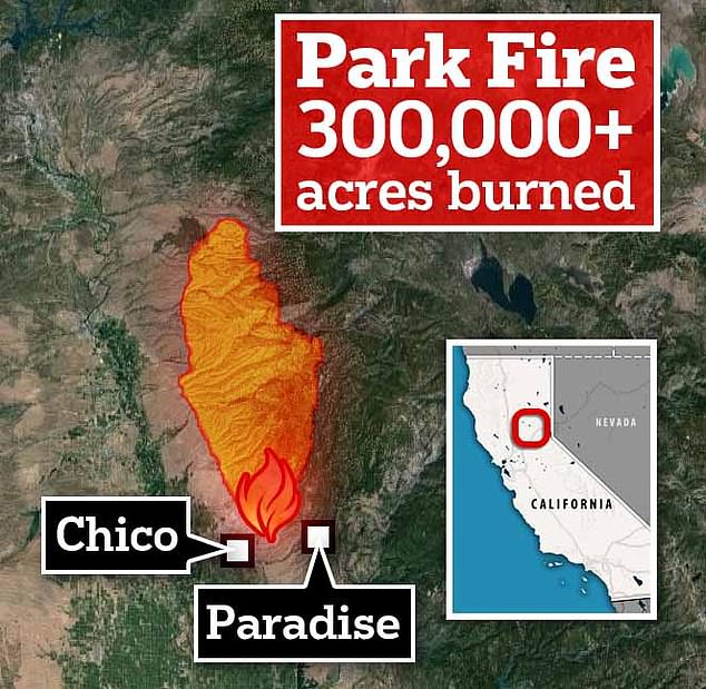 A California sex offender was arrested for allegedly starting the park fire, the largest this year