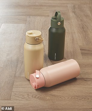 Aldi's Sleek New Insulated Water Bottles Are $19.99