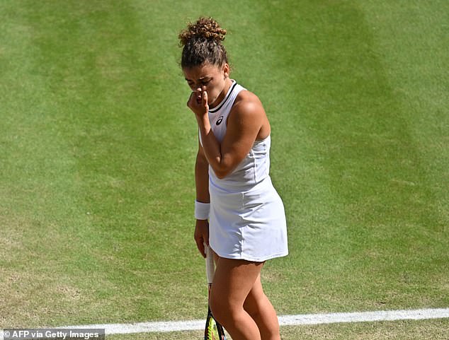 Paolini was devastated after losing her second consecutive Grand Slam final