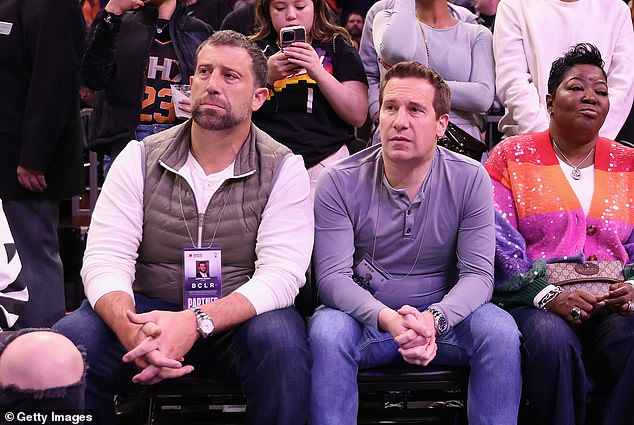 Justin Ishbia (left) and his brother Mat (right) are co-owners of the NBA's Phoenix Suns.