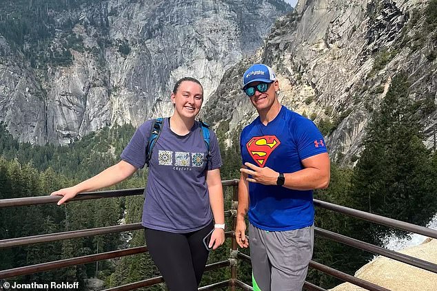 Grace and her father Jonathan were experienced hikers, shown in the last photo of them taken on their ascent, but they were caught in a rainstorm while waiting for slower hikers to descend.