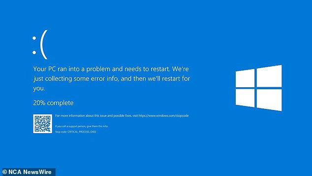 More than eight million devices were affected by the Microsoft service interruption