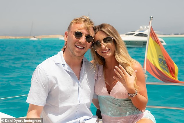 Dani Dyer is engaged to her footballer boyfriend Jarrod Bowen