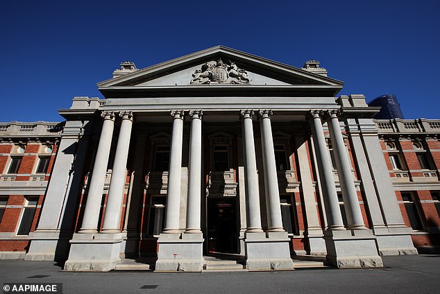 Judge Fiannaca noted that Huish's use of strangulation was very serious and declared him a repeat offender of family violence (pictured, Perth Supreme Court)