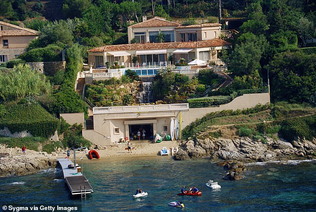 Mohammed Al Fayed's house in Saint Tropez, where Diana and the children stayed in July 1997