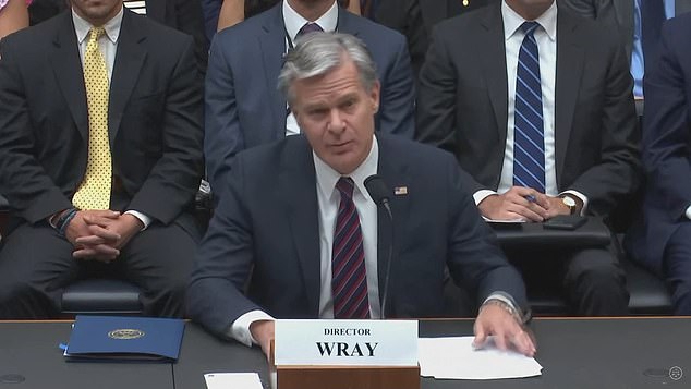 Wray confirmed that the FBI had recovered three 'explosive devices' in Crooks' possession.