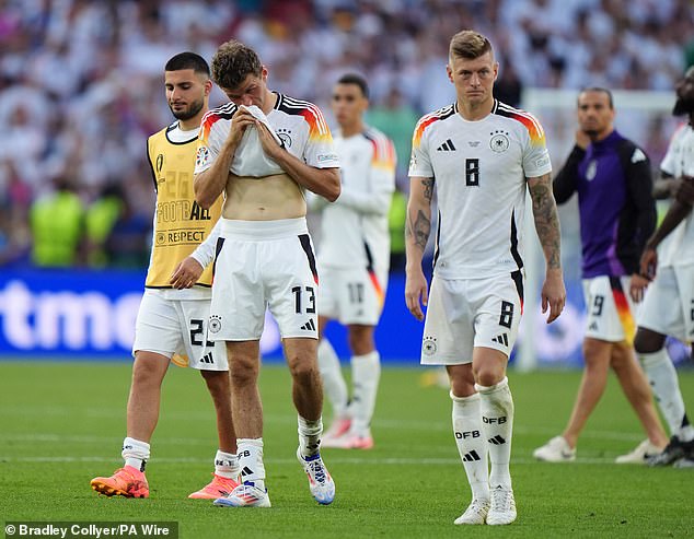 It came after Germany crashed out of Euro 2024 in heartbreaking fashion following a late 2-1 defeat to Spain on Friday night.