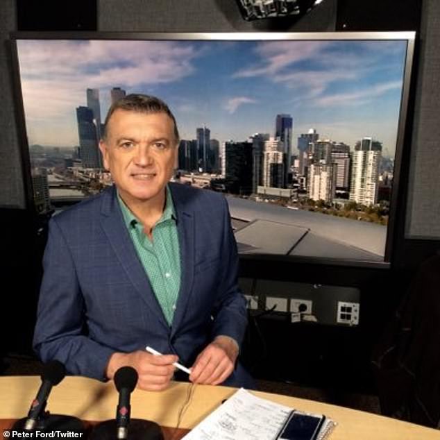 Entertainment reporter Peter Ford (pictured) took to social media to express his disappointment at the prank.