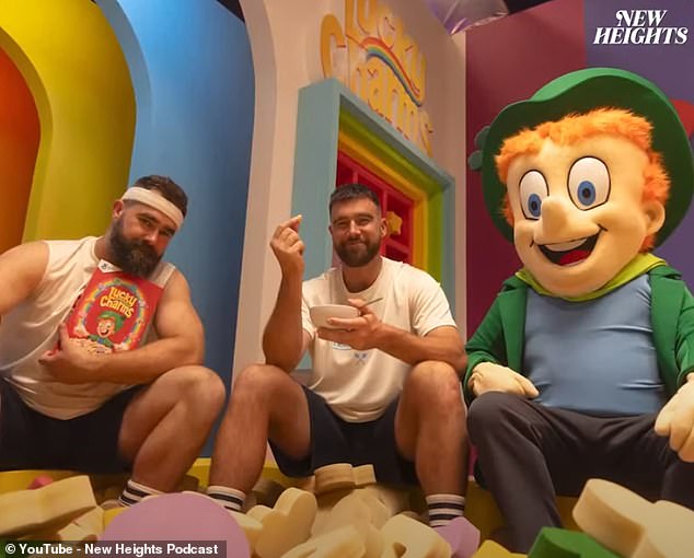 The brothers gave fans a behind-the-scenes look at their new cereal campaign.