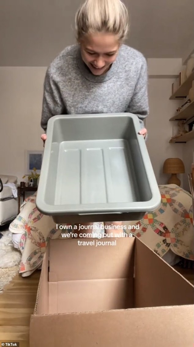 TikToker who owns a magazine business plans to use the tray for product photography