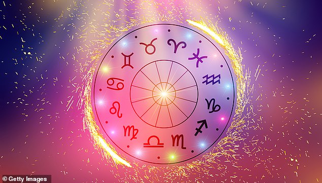 There are 12 zodiac signs: Radhika is Taurus, represented by the bull sign at the top left of the chart.